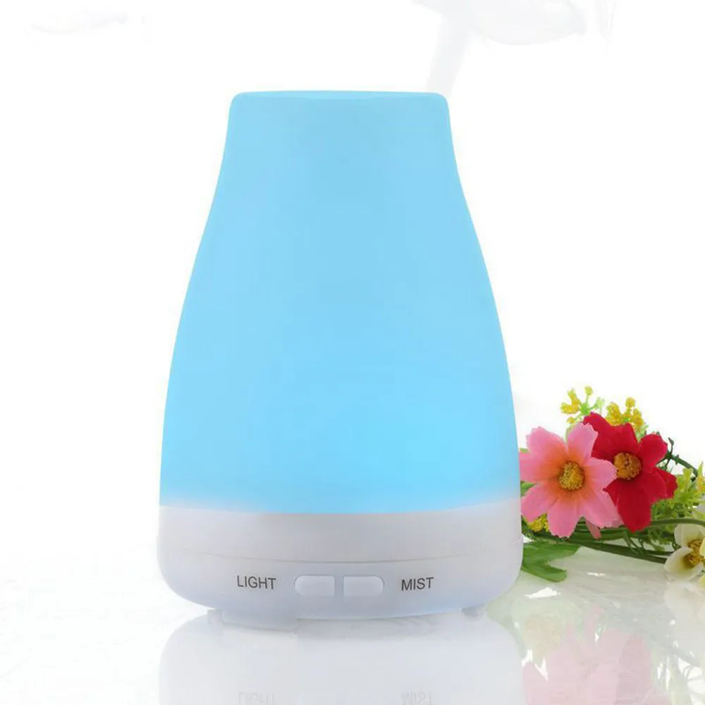 Essential Oil Diffuser 100ml Aroma Essential Oil Cool Mist Humidifier 7 Color LED Lights Changing for Home Office Best Gifts