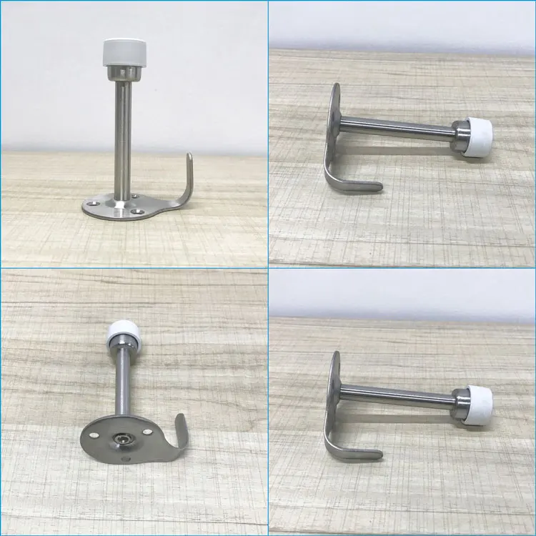 Professional Supply Cheap Antirust 304 Stainless Steel Toilet Cubicle Partition Coat Hook