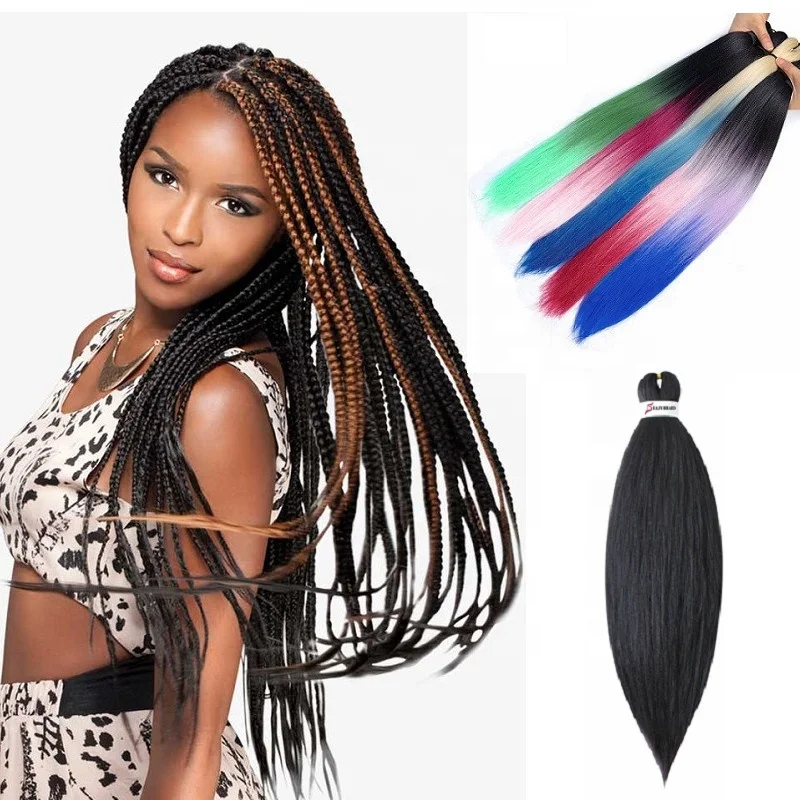 26inch 20inch Easy Braids Prestretched Ez Braiding Hair Hot Water ...