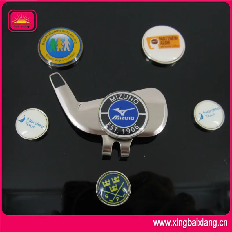 Custom Cheap Golf Ball Marker With Hat Clip Buy Golf Ball Marker,Golf Ball