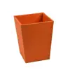 Wholesale Orange Leather Waste Bins Watch Storage Cabinets