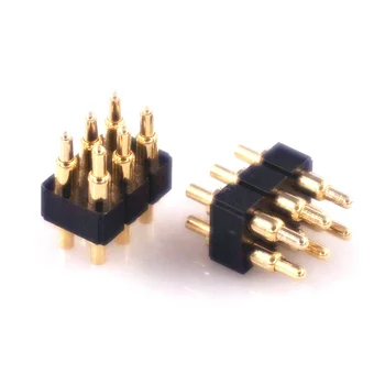 Spring Loaded Pogo Pin Connector 7.0 Mm Height 2.54 Mm Pitch 6 Position ...