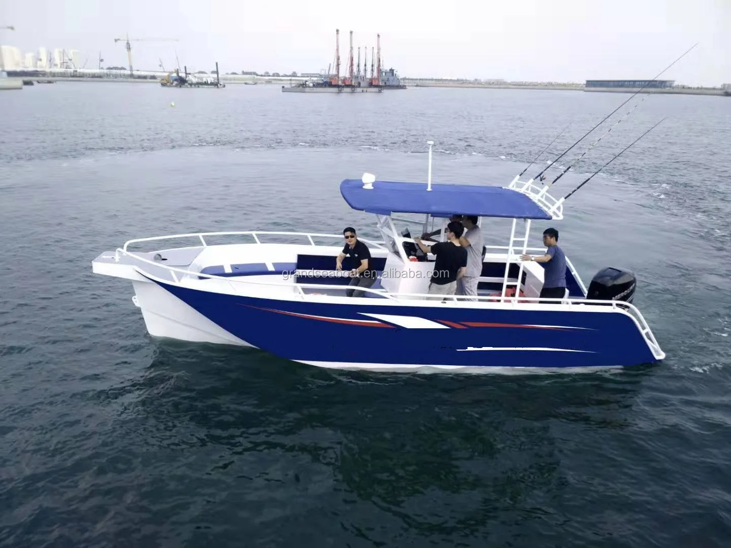 grandsea 25 英尺空气骑手设计铝高速渔船出售