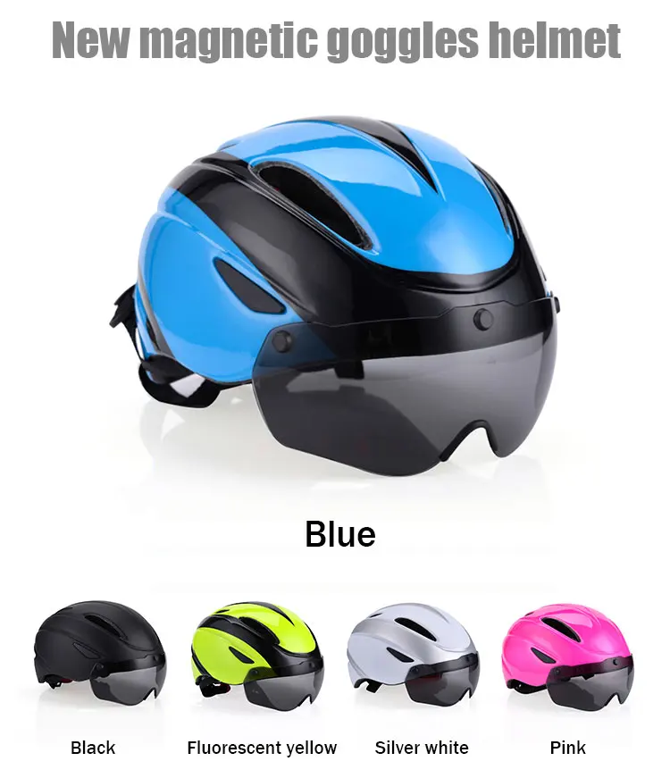 magnetic visor helmet