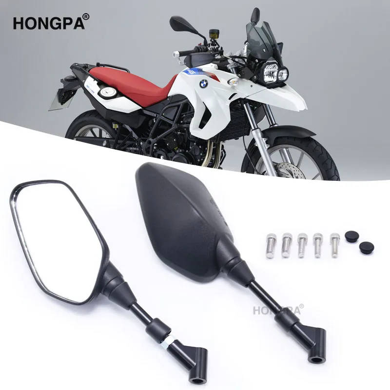 Motorcycle Accessories Clear Glass Motor Rearview Mirrors Side View