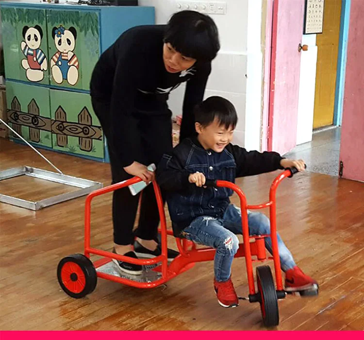 High Quality Double Seat Tricycle Kids Bike Children Tricycles Two Seat