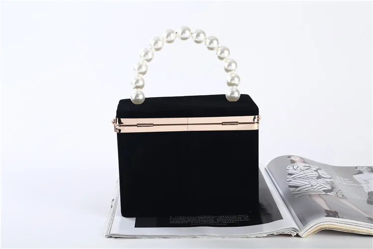 Velvet Box Bag