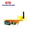 China supplier 40 feet tri-axle flatbed dump trailer