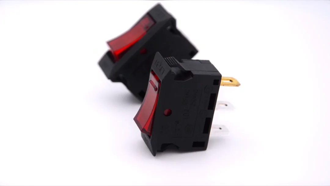 Electric Red Black 5a 15a Dc 50v Ce Ul Illuminated Overload Circuit Breaker Rocker Switch Buy