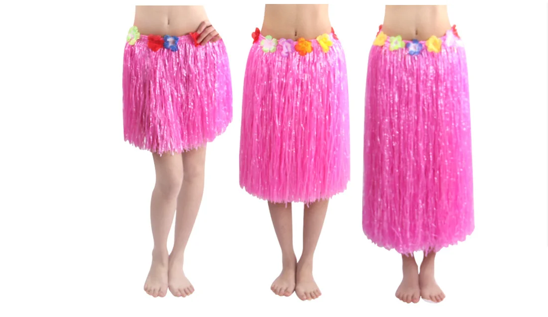 2019 Hot Sale New Product 30-80cm Adult's Colorful Luau Hula Skirts ...