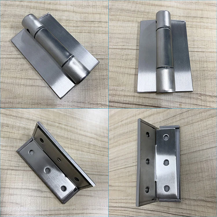 304 Stainless Steel Toilet Cubicle Partition Hardware Door Hinges for Wholesale