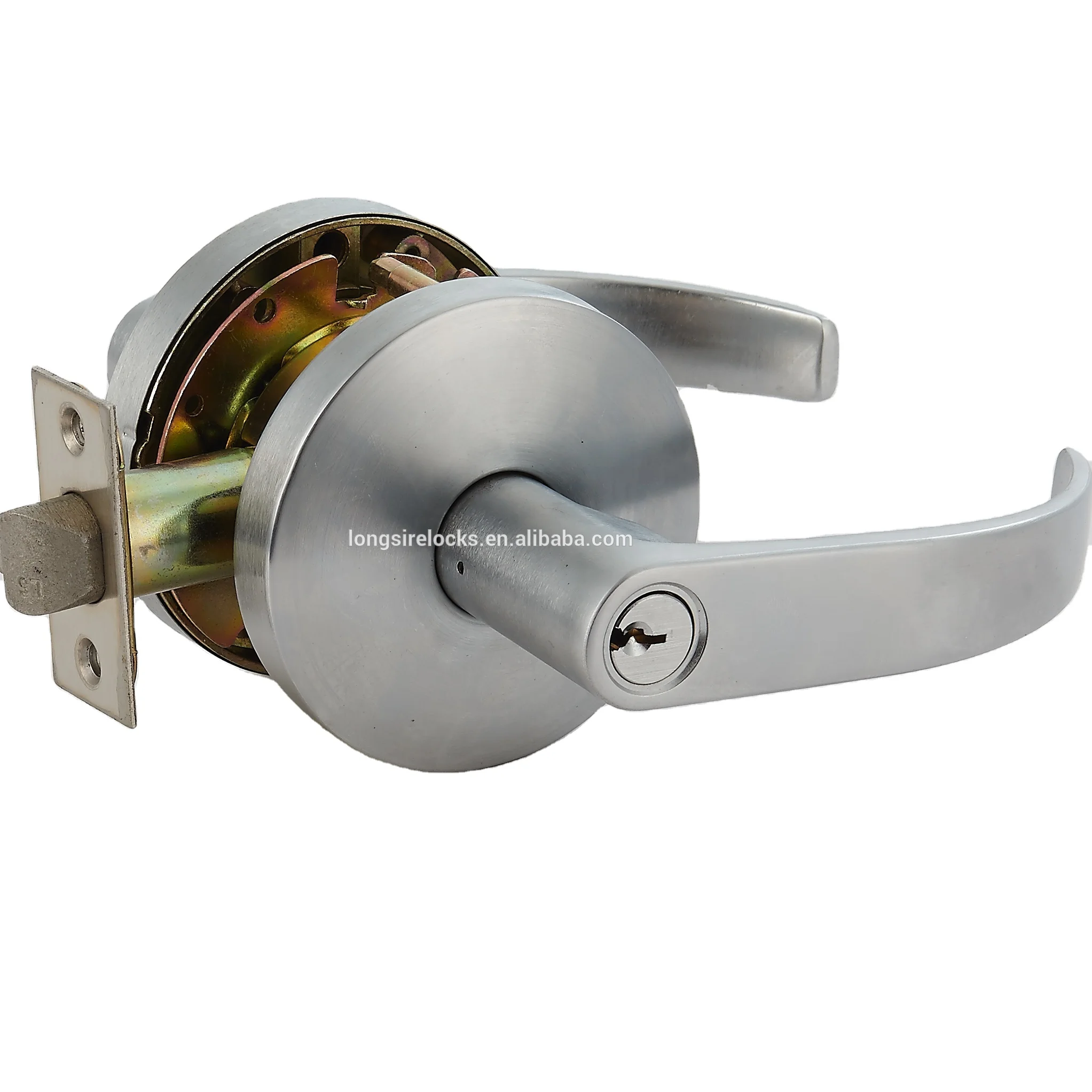 Commercial Tubular Lever Handle Lock Tubular Lever Set Keyed Entry Door