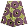 Wholesale African Cotton Ankara Print Clothing Material Real Wax Fabric Total 6 Yards Per Piece