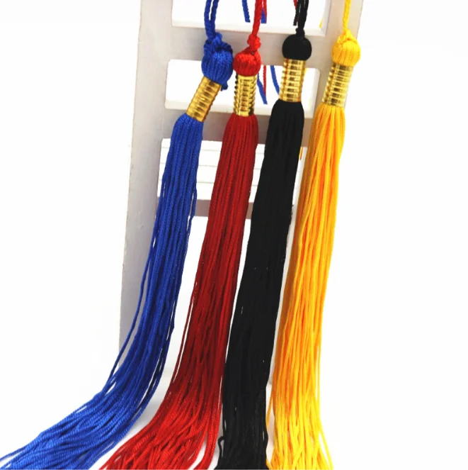 Wholesale Tassel Fringe Student Graduation Cap Tassel With Year Gold
