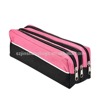 three compartment pencil case