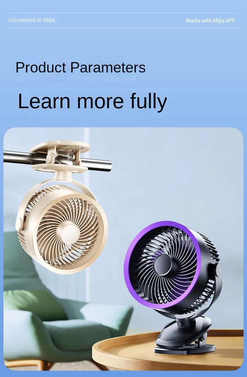 Desktop Fan, USB, Portable - detail 48