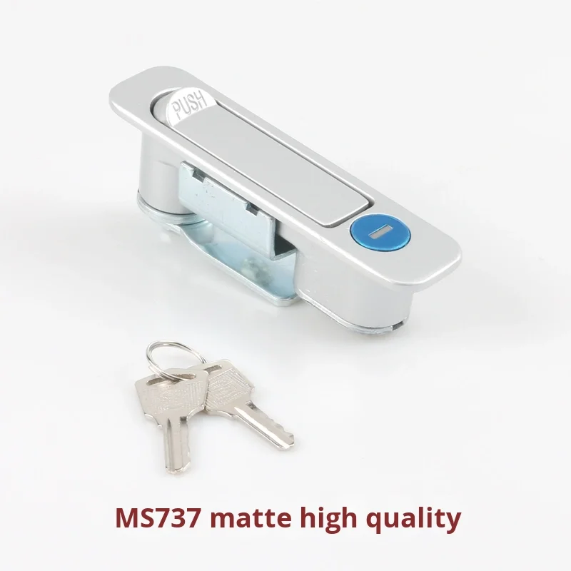 Ms737 6000 Series Alloy Plane Lock Open Control Cabinet Door Lock Main Cabinet Bounce Lock Industrial Cabinet Lock Equipment details