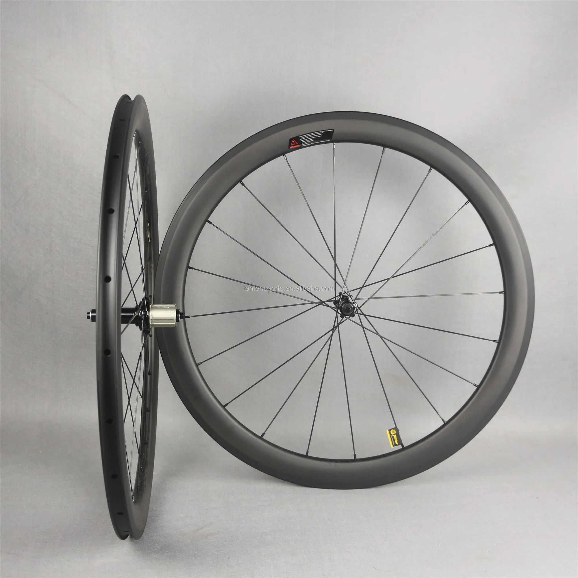 Carbon Rennrad Radsatz 50 Tief 25mm Breit Felgen Draht