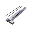 Fire rated emergency exit double door with panic bar vertical push door lock