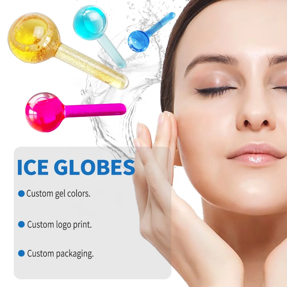 Rouleau De Massage Pour Le Visage Globes De Glace En 3d Masseur Pour La