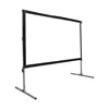Large Portable Projection Screen 180 inch 16:9 Front and Rear quick fold projector screen