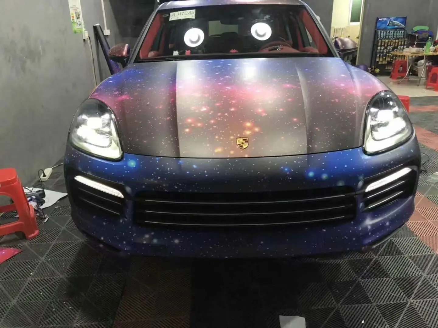 Galaxy Vehicle Wrap