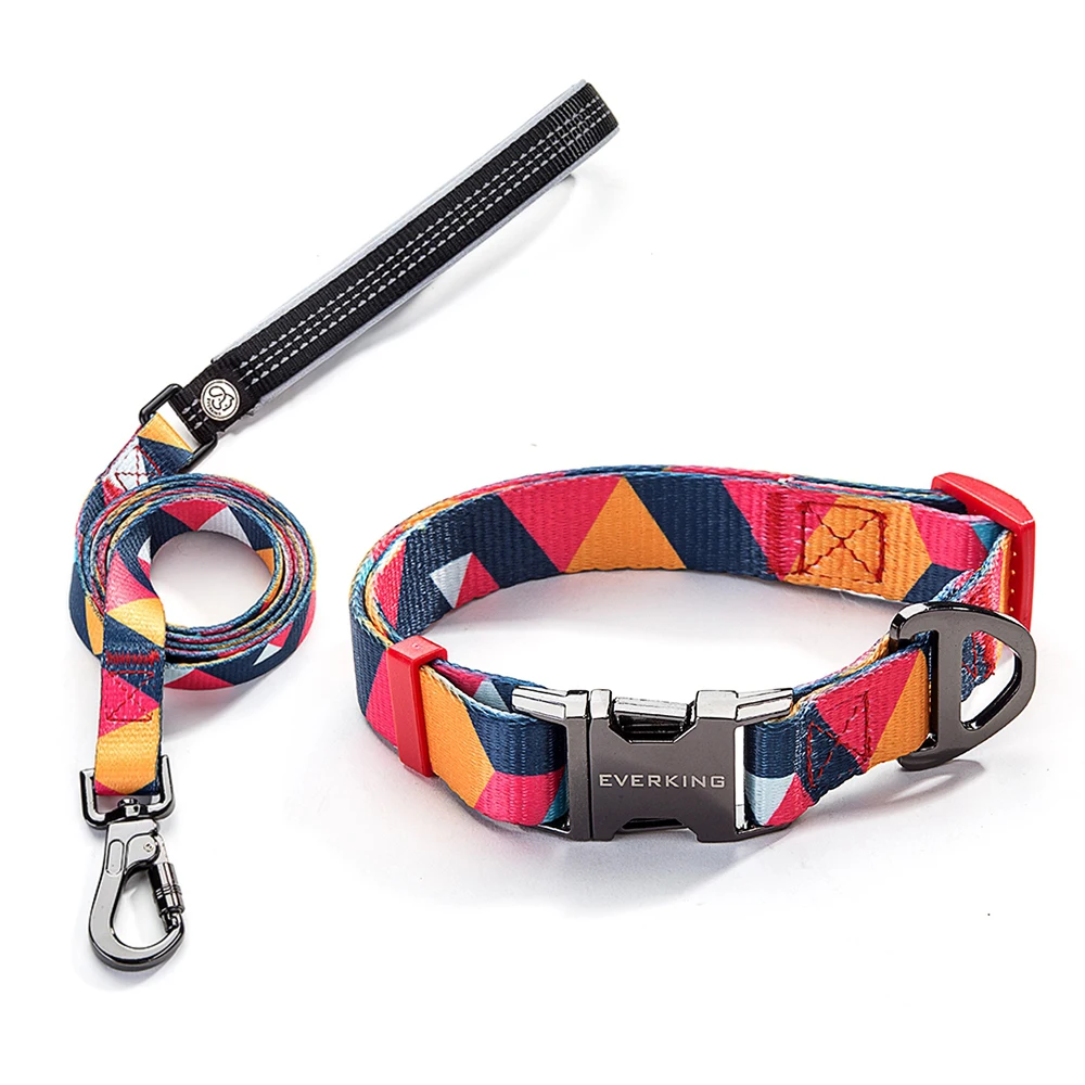 

High Quality Free Dog Leash and Collar set correas para perro, 10 styles