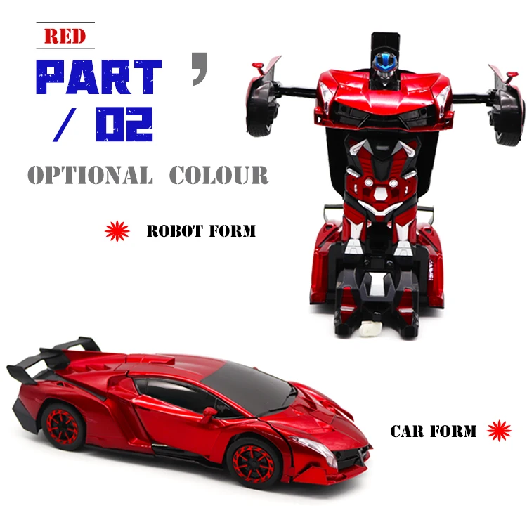 Remote Control Car Rc Transformed Robot Cars 360 Rotation Rechargeable