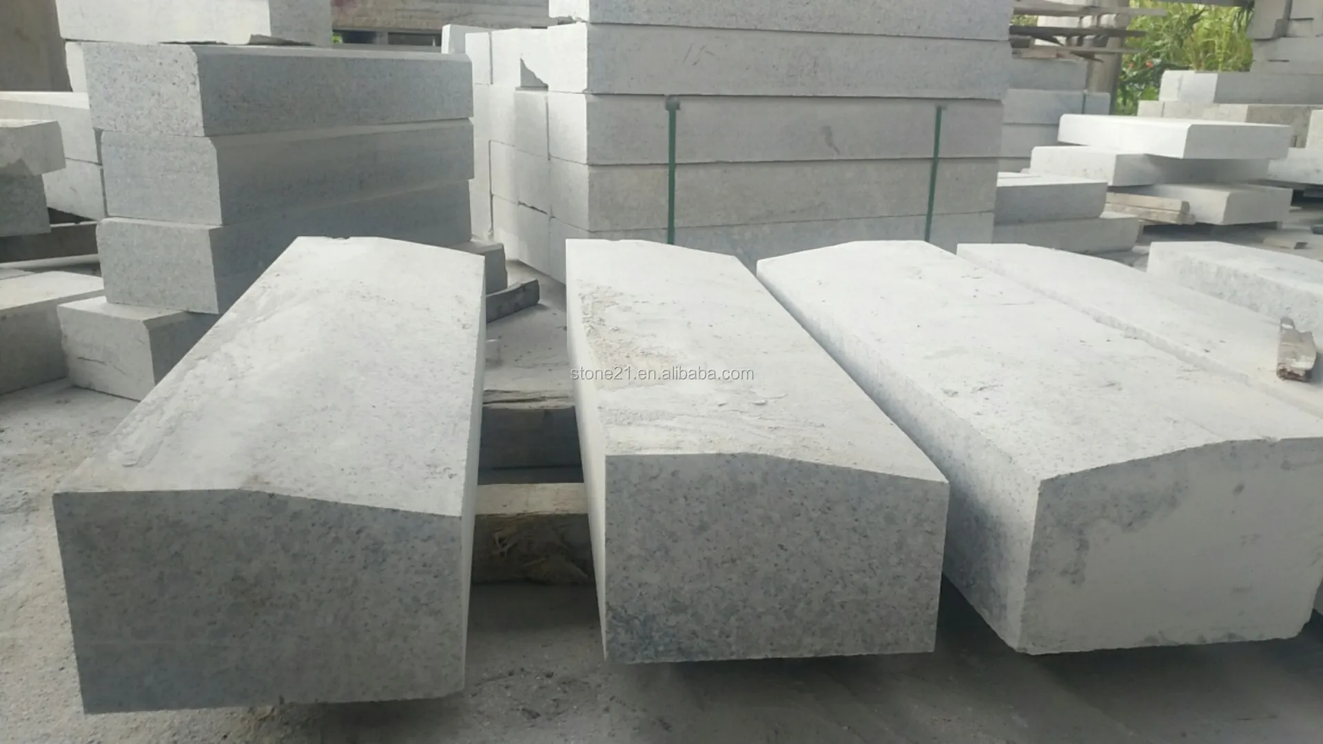 Grey Granite Stone Kerb Ramp Buy Road Kerb,Car Kerb Ramp,Curved Kerb