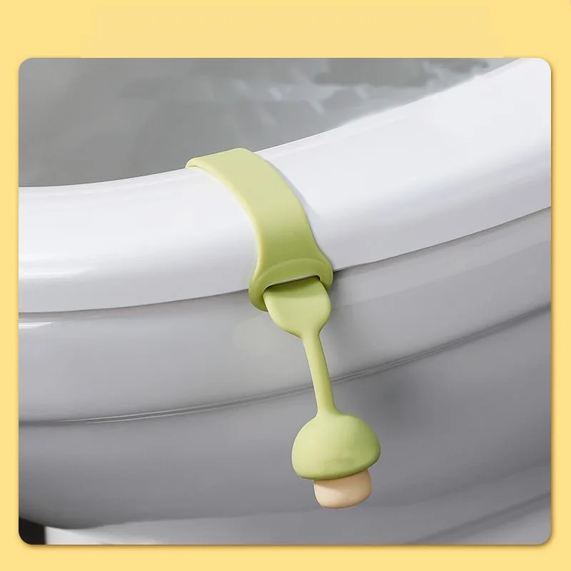 Toilet Lid Lifter Silicone Toilet Cover Seat Lifter Handle Seat Cover