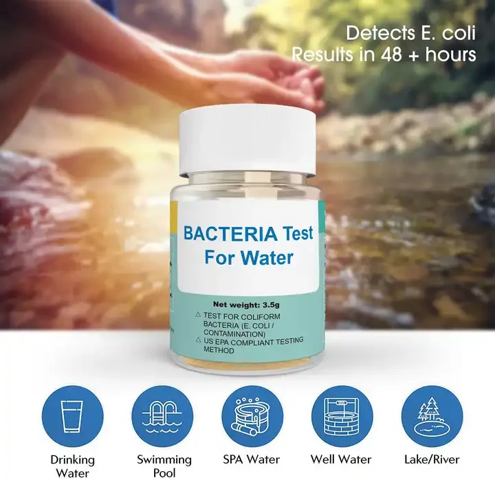 Bacterial Test In Water Escherichia Coli Pond Test Drinking Water