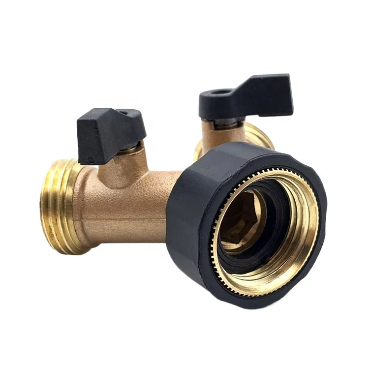 Wholesale Washing Machine Hose Y Connector Hose Splitter Brass Garden