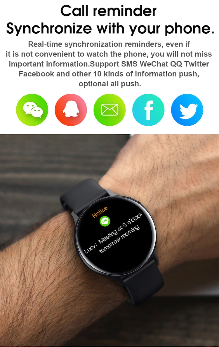 S20 Smartwatch android sports watches men fitness tracking watch ECG band blood pressure bracelet