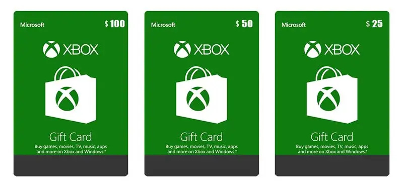 what can i use an xbox gift card for