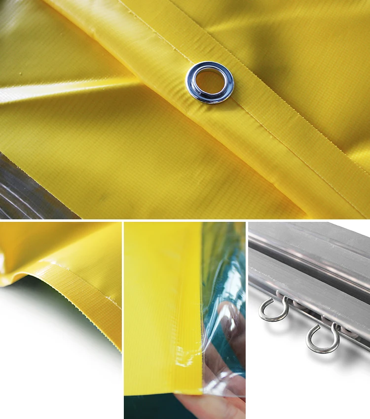 Reinforced Edges Rip-stop Transparent Tarpaulin With Grommets Clear ...