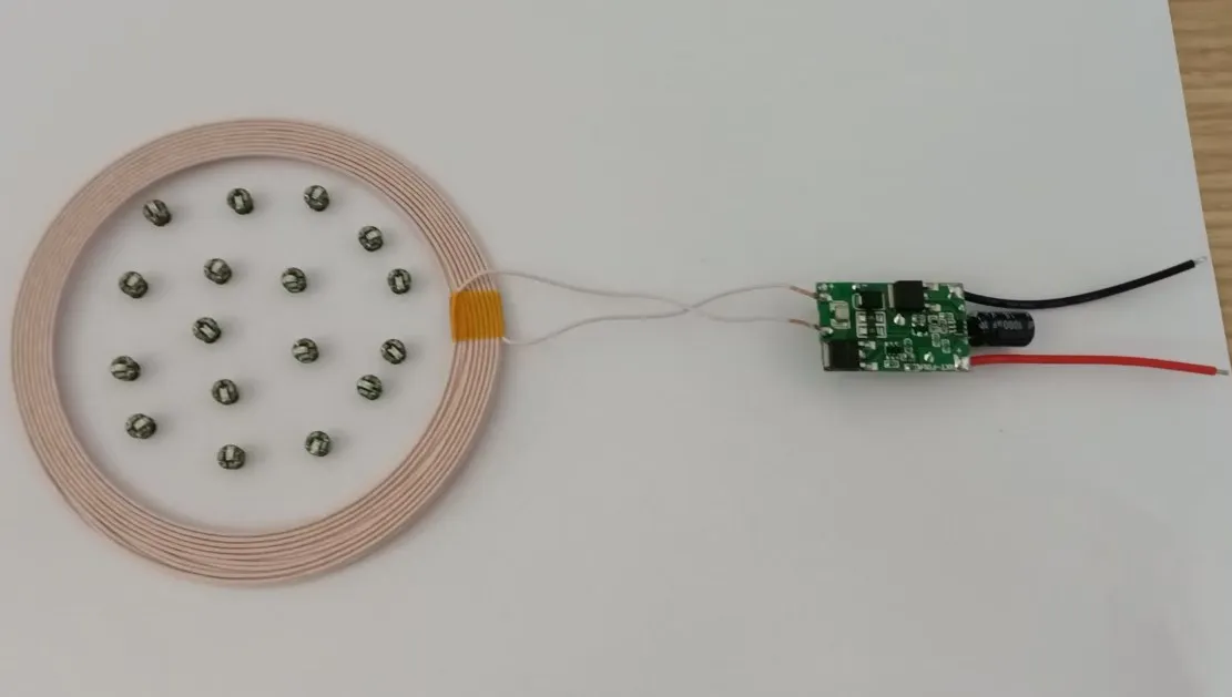 Taidacent 5V Long Distance Flashing LED Inductive Coil Kit