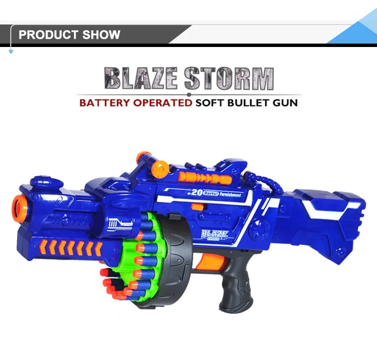 blaze storm soft bullet gun