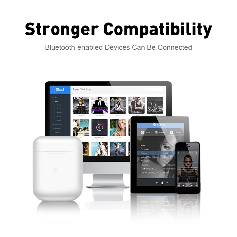 Origin i12 TWS 2019 Audifonos Bluetooths Wireless Earphones Earbuds TWS I12 - ANKUX.COM