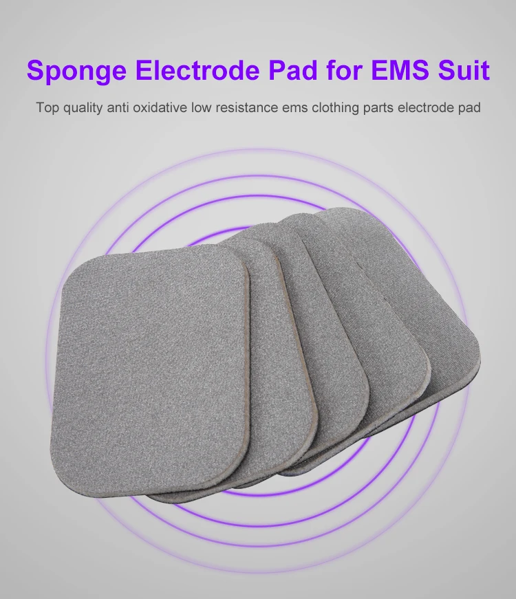 Custom Shape Conductive Muscle Stimulator Pads For Electrical Muscle