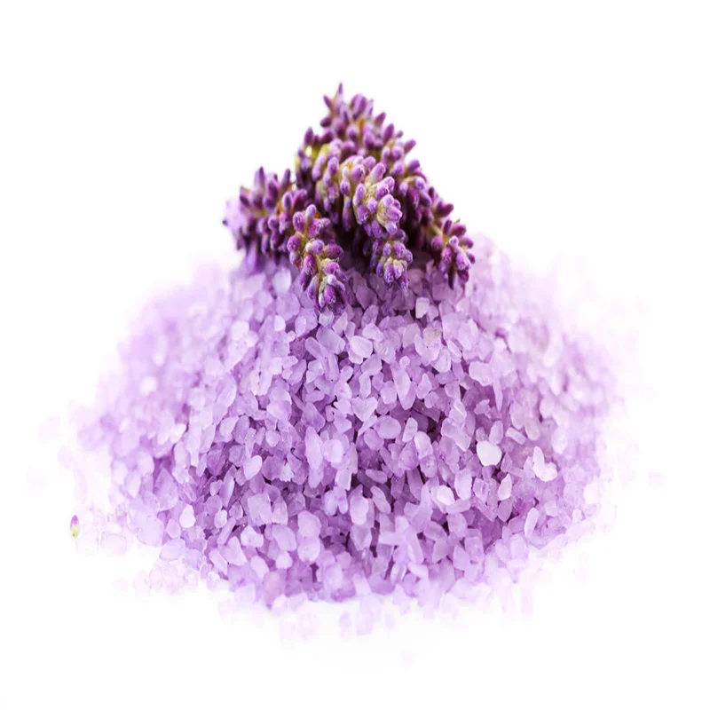
Purple Lavender purifying cleansing Essential Oil Bath Sea Salt 