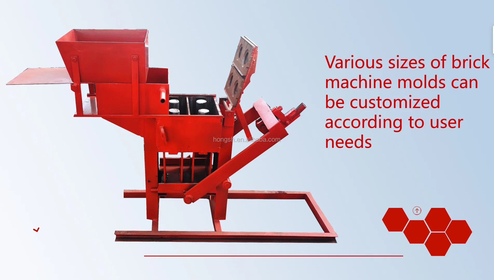 Manual Interlock Clay Brick Making Machine Paving Brick Making Machine