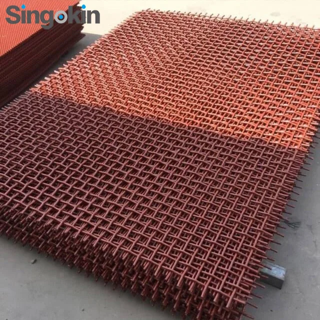 Heavy Duty Crimped Wire Mesh Screens Crusher Screen Mesh For Mine Vibrating Screen Buy 65mn 5890