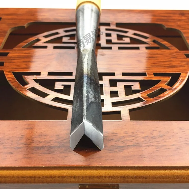 Triangular Wood Chisel Wholesale Supply Wood Carving Tools Triangular Roughing Chisels Handles ...