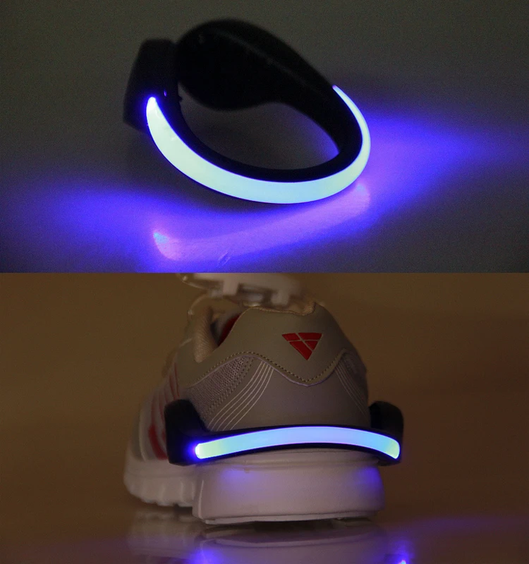 Led Shoes Safety Clip Luminous Flashing Light For Outdoor Sport Night Runners Joggers Bikers
