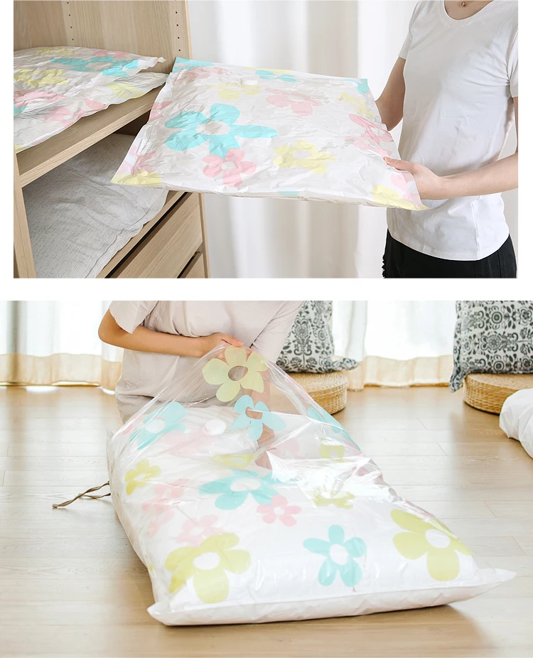 Household Vacuum Storage Bag Space Saver Bags For Clothes Quilts Comforters Blanket With Travel