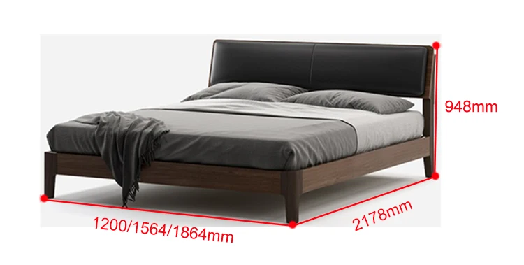 iFamy MDF High density board double modern bed designs bedroom furniture with storage