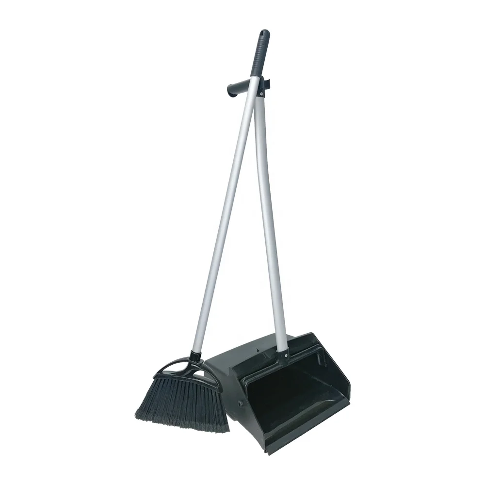 Dust Pan And Broom/dustpan Cleans Broom Combo With Long Handle For Home Kitchen Room Office