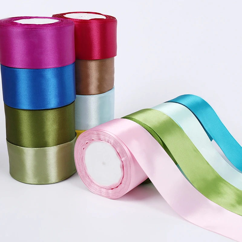 20mm 25mm 40mm 50mm Silk Satin Ribbons Christmas Wedding Birthday Party
