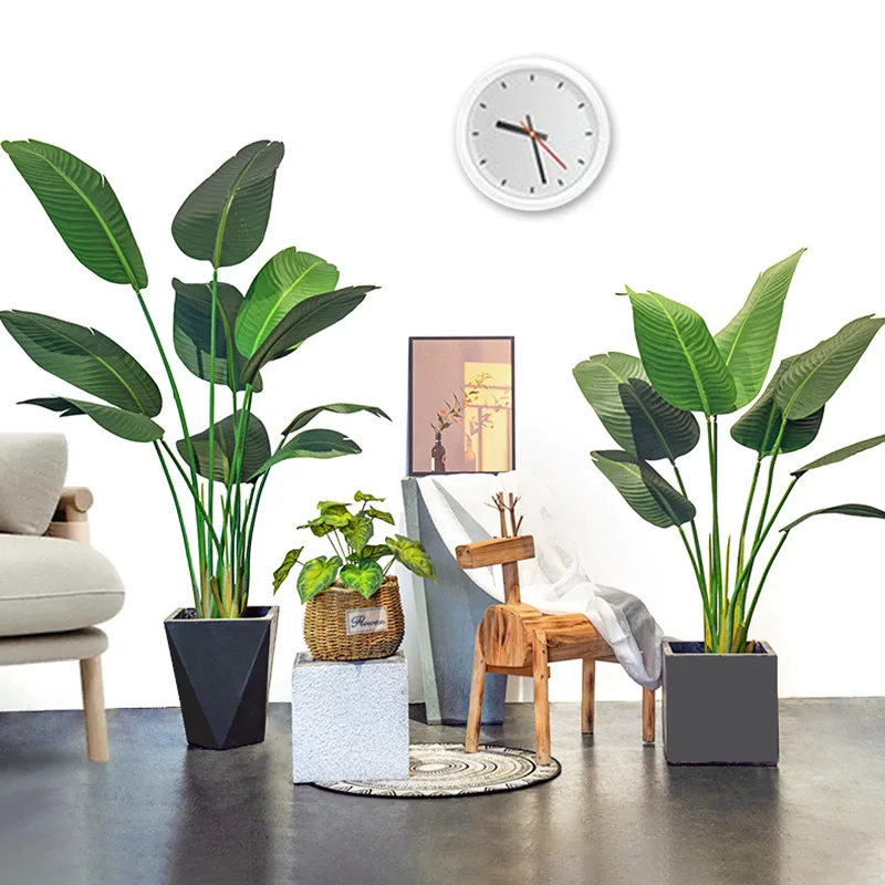 Artificial Plants Tree Home Decor Bonsai Tree Plastic Plants Pots