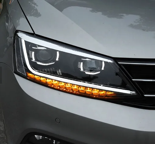 New design LED headlight For VW for Jetta MK6 / Sagitar LED Headlight 2012-2018 Dynamic Singal SY